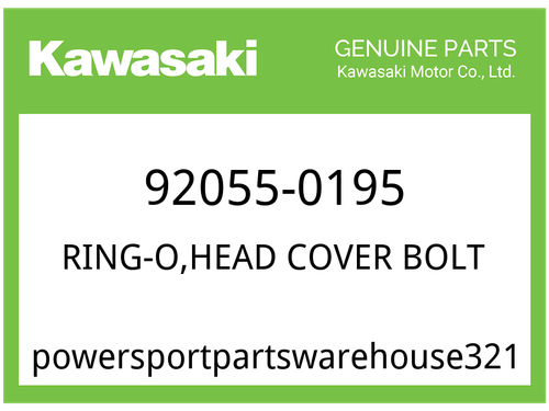 Kawasaki ZX-9R Thermostat Cap O-Ring NOS 92055-1572 (L-4568) | #4629966172