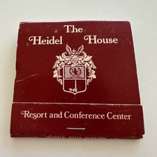 Vintage Full Matchbook - The Heidel House - Green Lake, Wisconsin