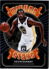 2021-22 Donruss Optic #17 Kevin Durant Winner Stays Golden State Warriors