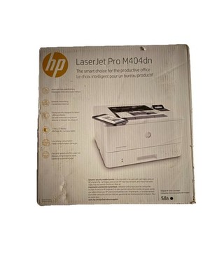 HP LaserJet Pro M404dn Mono Laser Printer Duplex Ethernet 40ppm 1200dpi