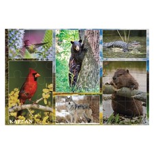 Kaplan Early Learning North American Animals Floor Puzzle - 24 Pieces