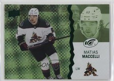 2023-24 Upper Deck Ice Green Matias Maccelli #66 0nr3