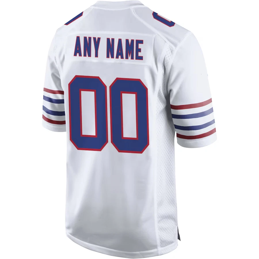 Men's BUF Buffalo Football Jersey Custom Name and Number