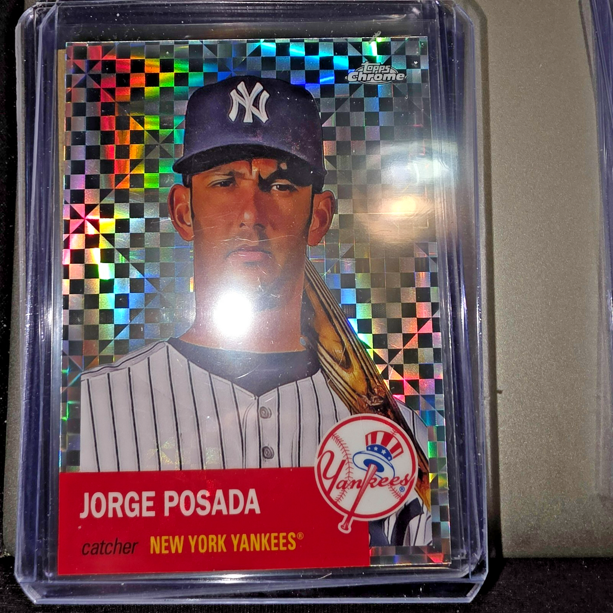 2022 TOPPS PLATINUM ANNIVERSARY XFRACTOR #470 JORGE POSADA -NEW