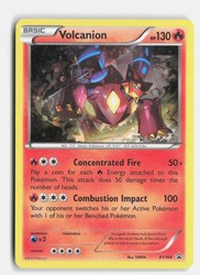 Volcanion XY164 Black Star Promo Cosmo Holo