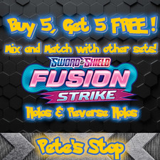 Pokemon Cards - Sword & Shield: Fusion Strike - Holos & Reverse Holos  - TCG