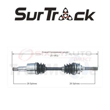 SurTrack CV Axle Shaft for 1996-1997 Geo Tracker 1.6L L4 - Constant Velocity hv