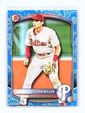 2025 Bowman Prospects Blue Bandana /125 Aidan Miller BP-54