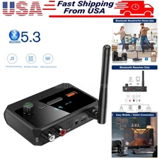 Bluetooth 5.3 Receiver for Home Stereo, Optical Low Latency & HD Music Audio