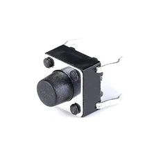 100Pcs 6x6x6mm 4-PIN Tact Micro Switch DIP Self-Reset Plug-in Keys