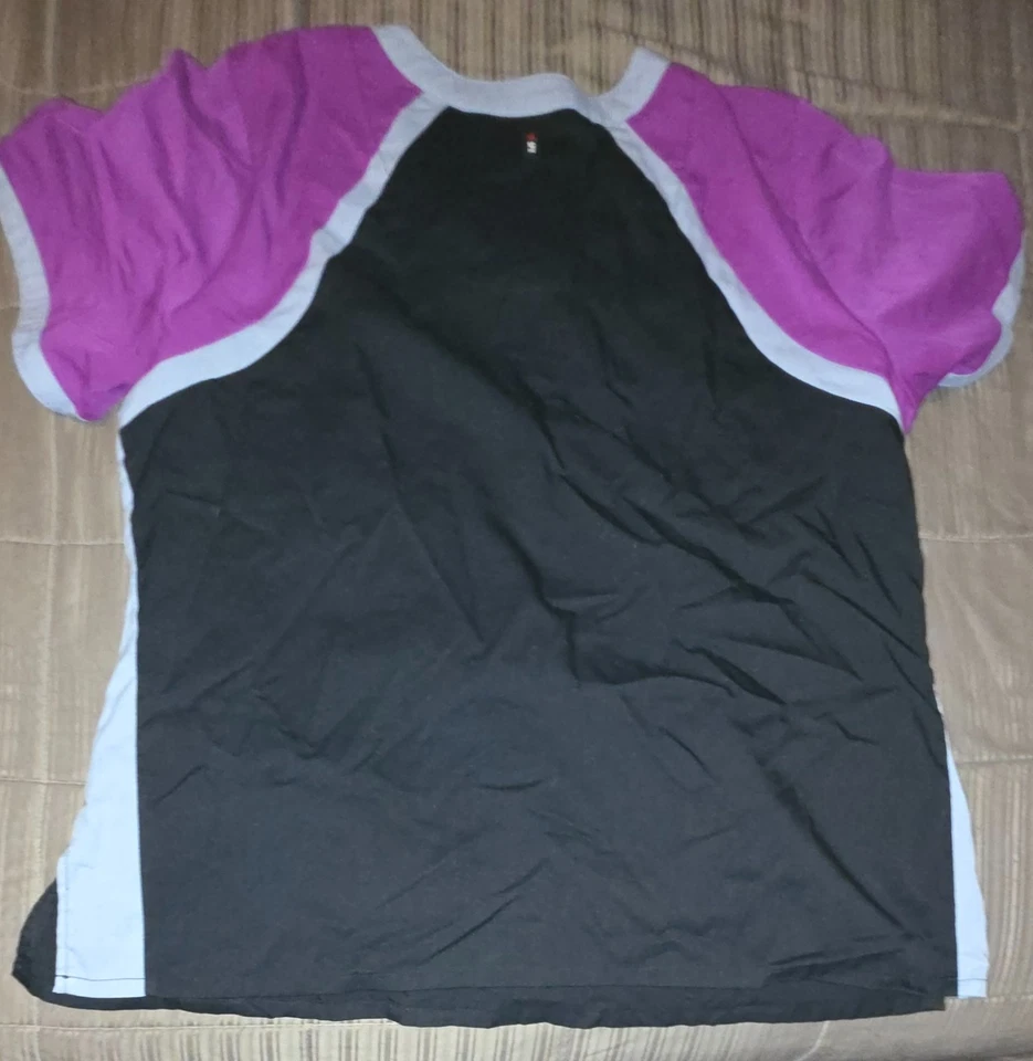 Blusa Médica Greys Anatomy 2XL Negra y Púrpura Foto 3 de 3