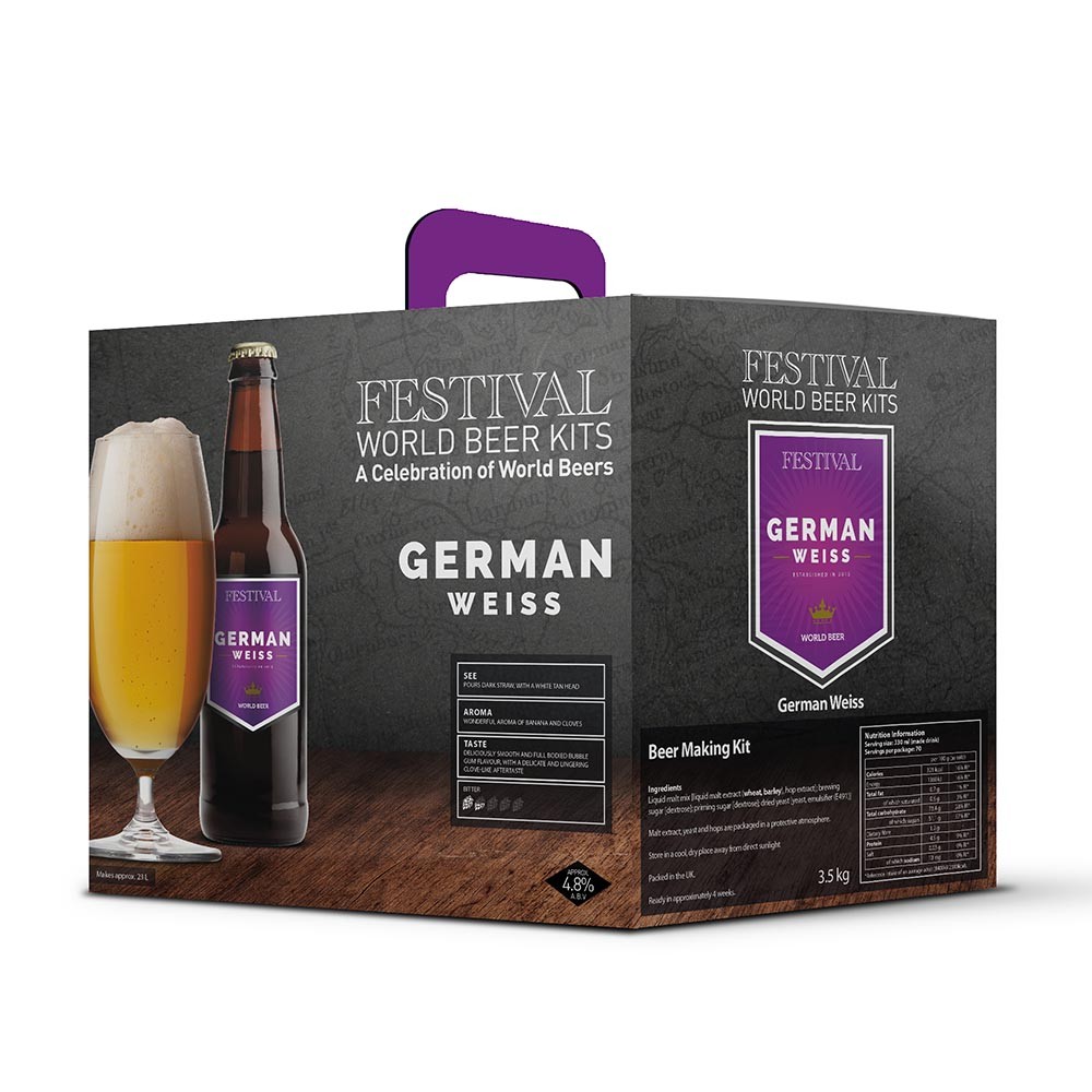 Festival World Beer German Weiss Wheat Beer 40 Pints Homebrew Brewing