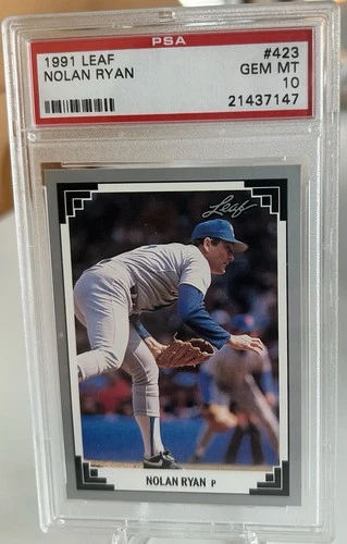 1991 Leaf - Nolan Ryan #423 PSA 10