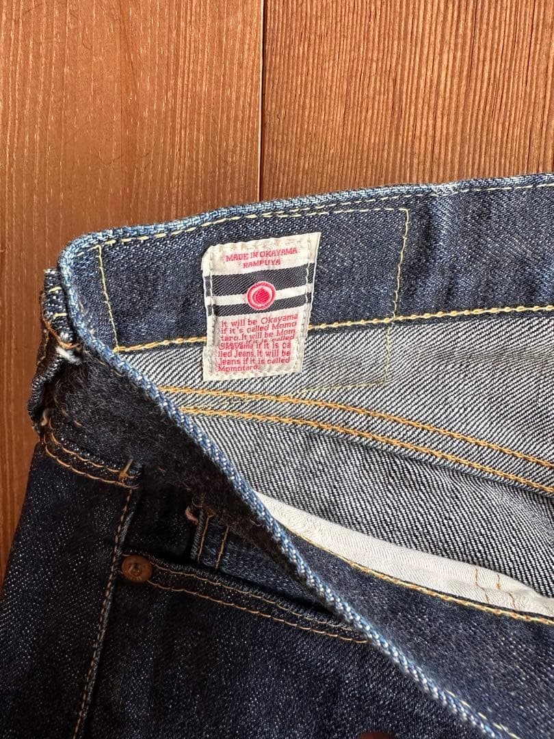 パンツ MOMOTARO JEANS W31 Momotaro Jeans W31 Wide Syutsujin Line Straight Selvedge Jeans
