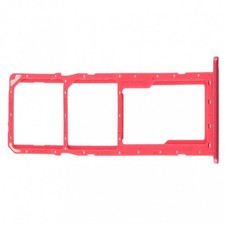 SIM Tray For Samsung Galaxy M11 Dual Micro Card Adapter Chip IC Red 1 Unit