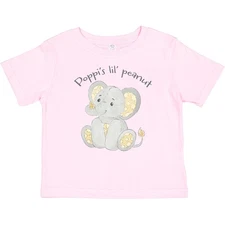 Inktastic Poppi's Lil' Peanut Baby T-Shirt Poppi New Grandpa Grandfather Present