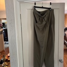 Liz Claiborne Collection Size 12 Dress Pants Olive Green NEW Vintage
