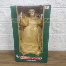 Vintage~ Angel Tree Topper Kmart Trim A Home 10&rdquo; With 10 Lights New