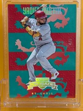 2025 Panini Crusade, Yadier Molina, #52  4/5!! Jersey Match!!  Cardinals
