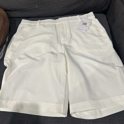 Nike Dri-Fit Hybrid 10.5” White Golf Shorts CU9740-100 - Men’s Size 32 - NWT $68 - Image 1 of 3