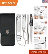 Brand Quality 4 Piece Manicure Pedicure Grooming kit Set for Professional Fin...