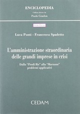 L'amministrazione straordinaria delle grandi imprese in crisi. Dalla «Prodi bis»