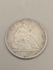 1861-O Seated Liberty Silver Half Dollar 50c