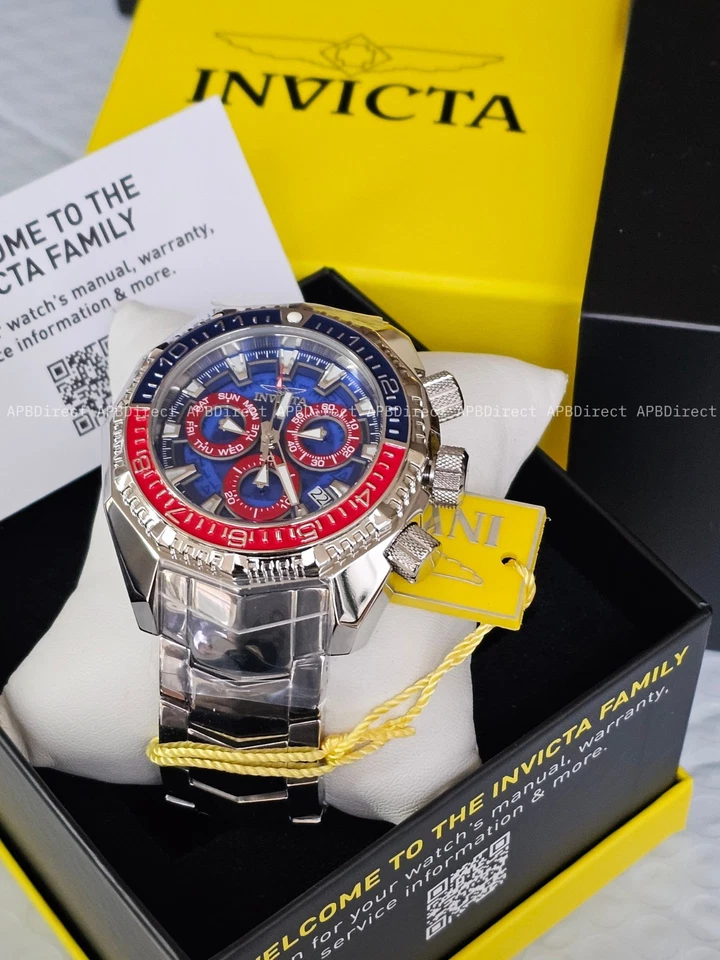  Invicta - AKULA - Swiss Z60 Chronograph 55mm High Polished SS Case - mens watch - Image 4 of 4