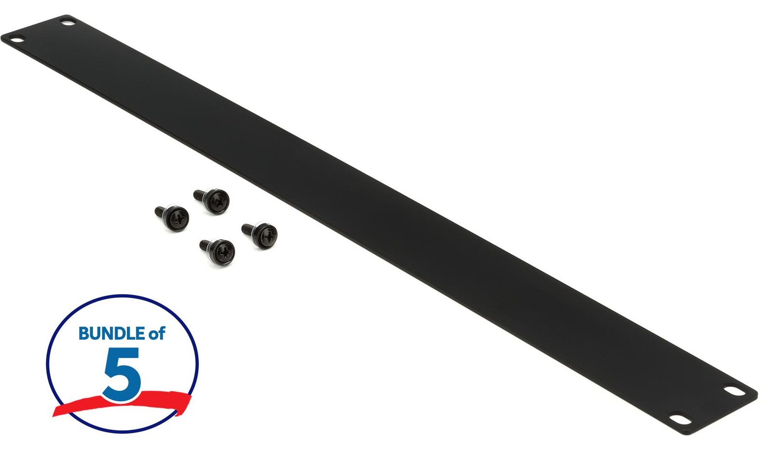 Плоская стальная стеллажная панель Gator GRW-PNLSTFT1 1U - 5 шт.