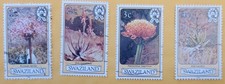 Postage Stamps - Swaziland - Lot of 4 Stamps - Flowers