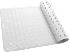 Anti-Slip Jumbo Bath Mat  Dimensions: 18 X 36  Great for Bathtub  Shower  Ad