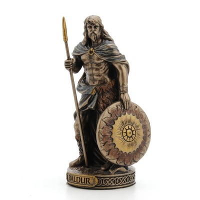 Veronese Design Norse Gods Miniature Figurine (Baldur, Bronze)