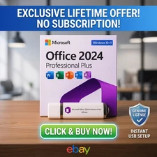 MS office 2024 professional plus setup with 25 digit code activation lifetime