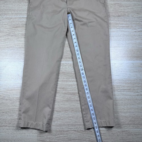 Brooks Brothers Men's Advantage Flat Front Chino Clark Fit 34x30 Biege - Picture 7 of 7