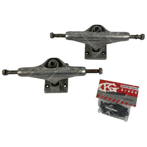 Independent Skateboard Trucks OG Iron Cross Polished Standard 139 8" w Hardware