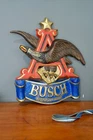 Anheuser Busch Bavarian Beer Flying Eagle 3D Plastic Wall Hanging Bar Sign Vtg