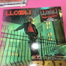 LL Cool J - Bigger And Deffer (BAD) (LP, Album) VG Condition-GOLD PROMO STAMP