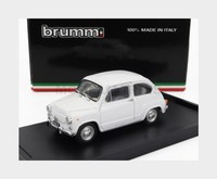 Brumm R349-01-UPD-2023 Fiat 600D 1965 Weiß 1/43 Modellauto