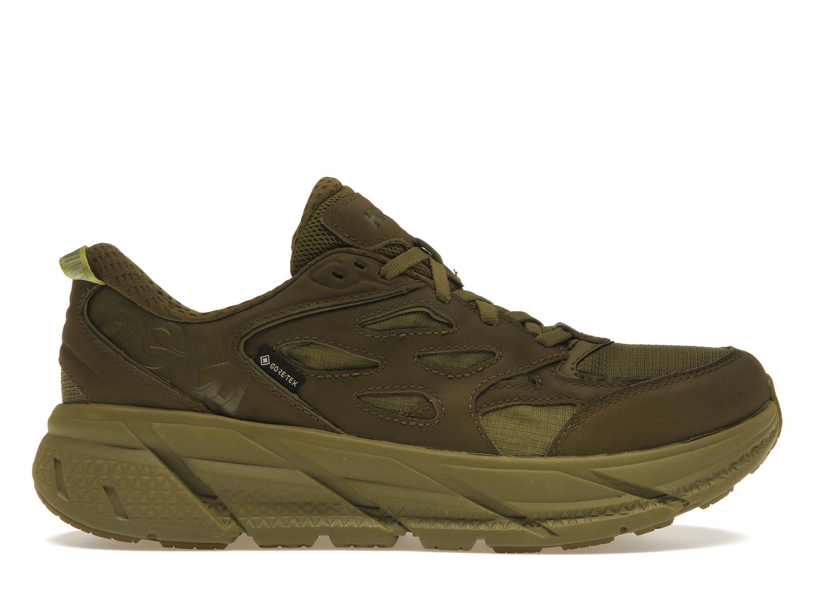 Hoka One One Clifton L GORE-TEX с авокадо и зеленым мхом - 1129972-AGMS