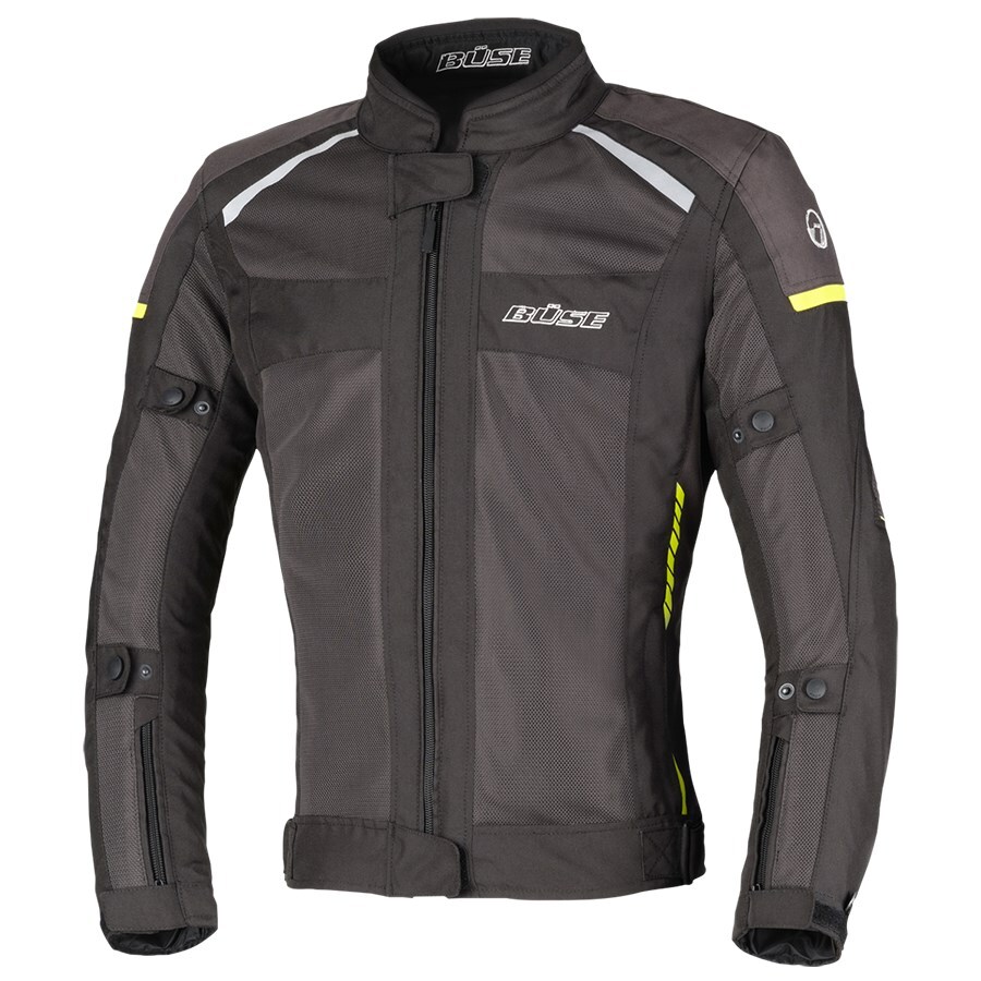 Ladies Motorcycle Jacket 44 - Büse Santerno Textile Jacket with Protectors Black