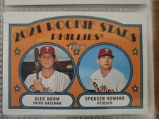 Alec Bohm/Spencer Howard Rookie - Philadelphia Phillies - 2021 Topps Heritage 