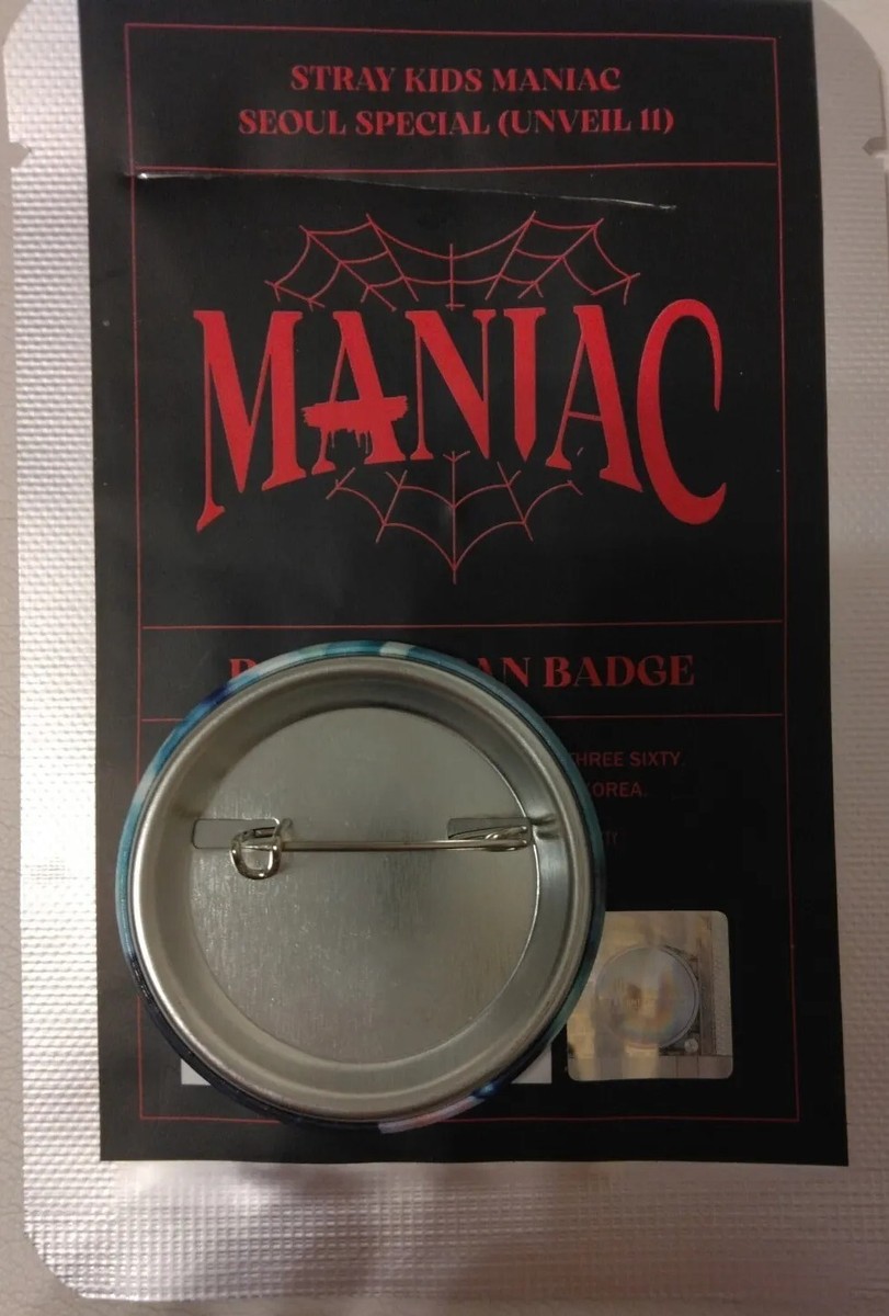 STRAY KIDS Hyunjin MANIAC Seoul Special Photocard + Can Badge Set