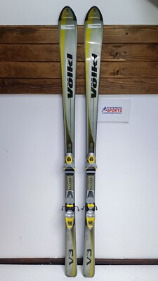 Volkl V3 177cm Ski + Rossignol 10 Bindings Winter Sport