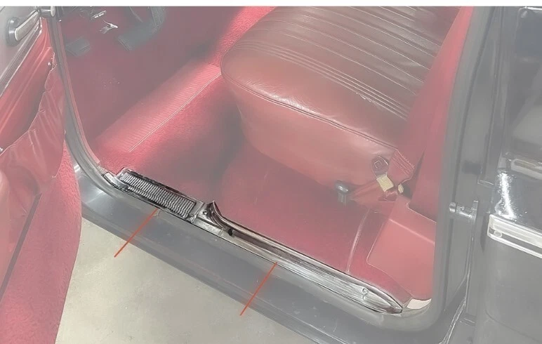 Juego de placas de umbral REA para camionetas Chevy y GMC Suburban 1973-1986 y doble cabina Foto 3 de 4