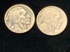 1920-S & 1923-S Buffalo Nickels Little Weak at Date Good Details SKU#33529