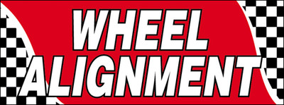 20x48 Inch WHEEL ALIGNMENT Vinyl Banner Sign rb | eBay
