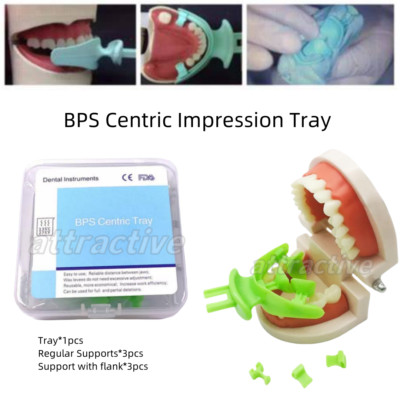 Dental Centric Tray Occlusal Record Articulator Face Bow Implantology BPS