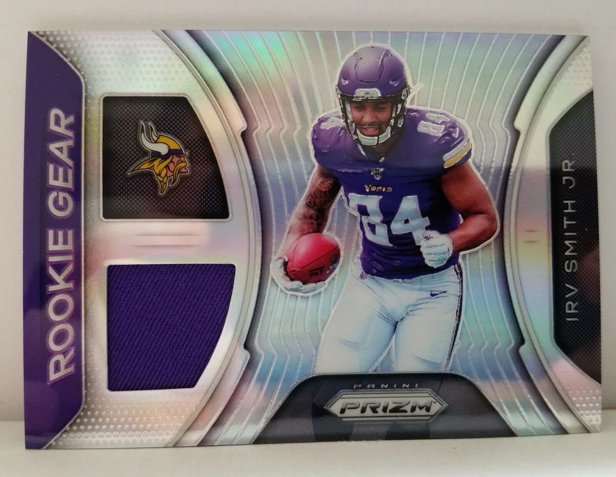 Irv Smith Jr 2019 Panini Prizm Silver Holo Rookie Gear Vikings