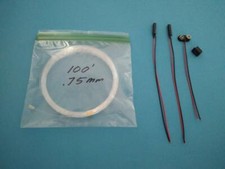 .75mm FIBER OPTIC LIGHTING Kit for Sci fi models etc. 22 value  FREE Bonus 