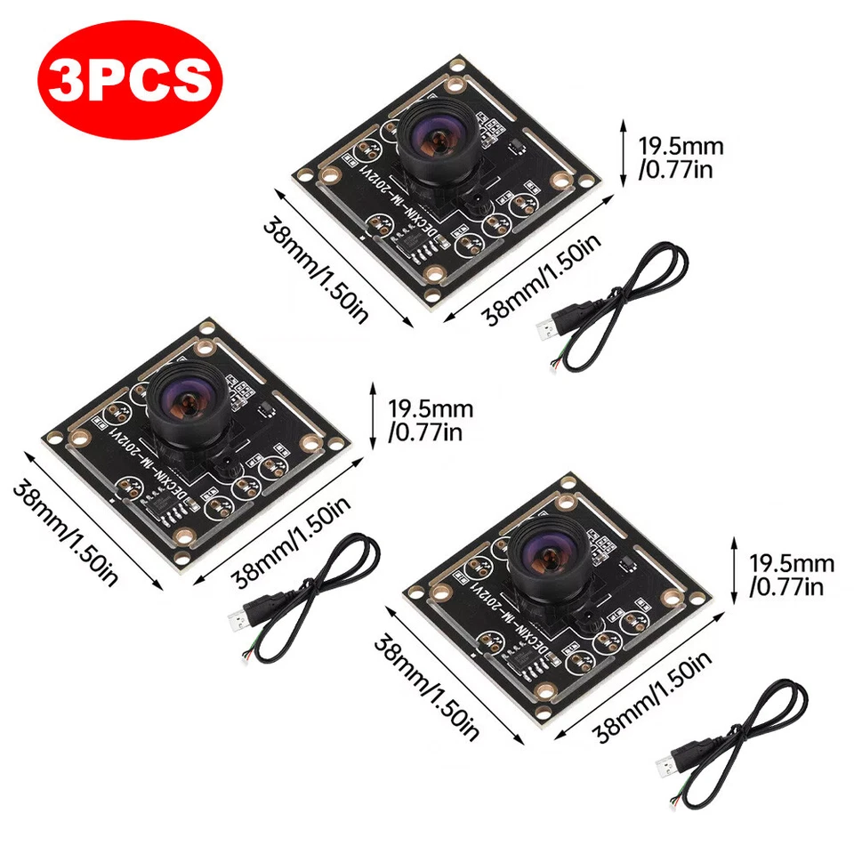 3pcs OV9732 1MP Camera Module 100 Degree 1280x720 Module For Windows Android UK - Image 2 of 4